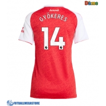 Fotballdrakt Dame Arsenal Viktor Gyokeres #14 Hjemmedrakt 2025-26 Kortermet